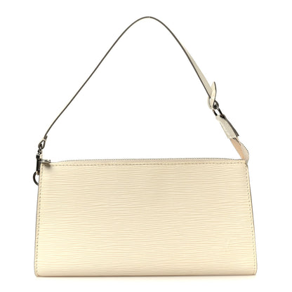 Epi Pochette Accessories 24 Ivory