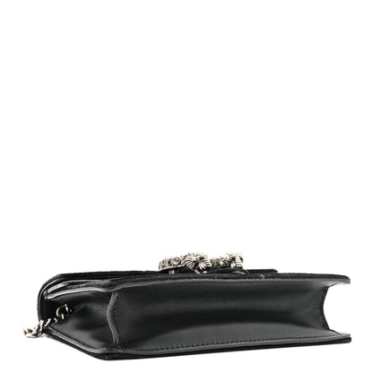 Velvet Super Mini Dionysus Shoulder Bag Black