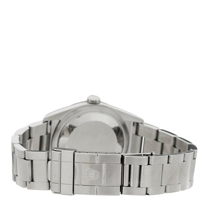 Stainless Steel 39mm Oyster Perpetual Explorer Watch Black 114270