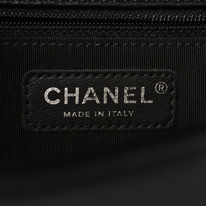 Lambskin Quilted New Medium Boy Flap Black