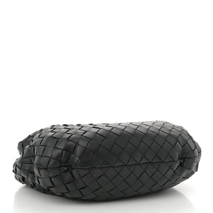 Nappa Intrecciato Teen Jodie Hobo Black