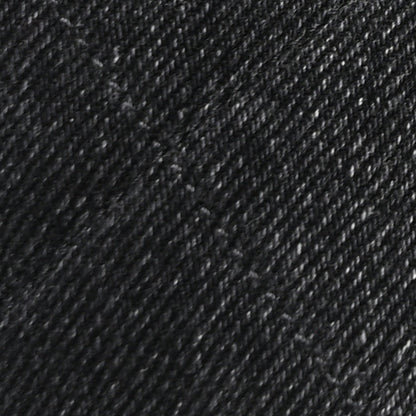 Washed Denim Quilted Medium Chanel 25 Handbag Black