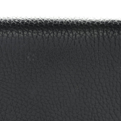Calfskin Mini GG Marmont Chain Wallet Black
