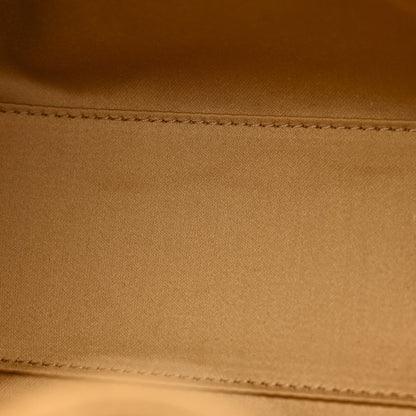 Suede Quilted Mini Chanel 25 Handbag Beige