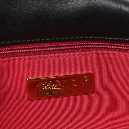 Lambskin Quilted Medium Chanel 19 Flap Black