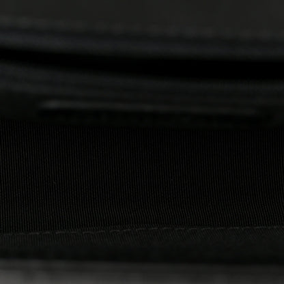 Calfskin Quilted Medium Boy Flap Black