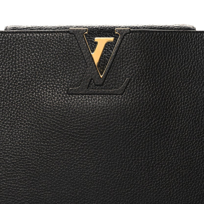 Taurillon Capucines GM  Black Fuchsia