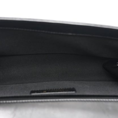 Lambskin Quilted Medium Boy Flap Black