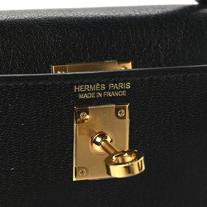 Chevre Chamkila Mini Kelly Sellier 20 Black