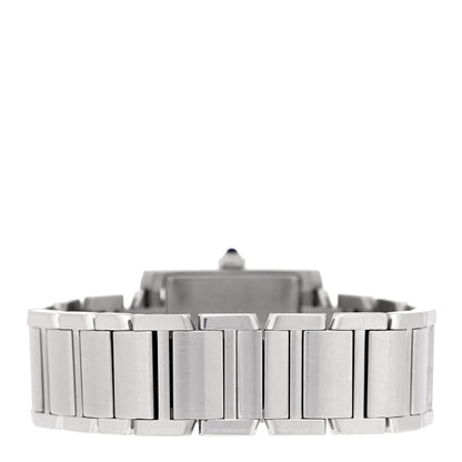 Stainless Steel 25mm Tank Francaise Quartz Watch