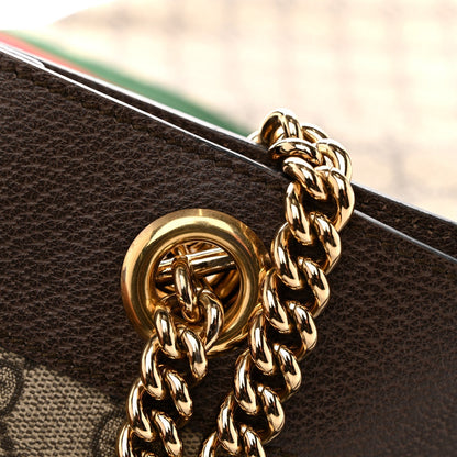 GG Supreme Monogram Large Rajah Chain Tote Beige New Acero