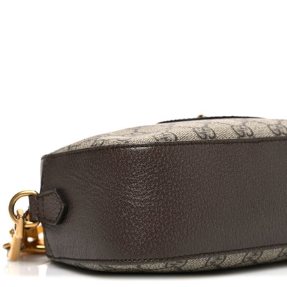 GG Supreme Monogram Web Neo Vintage Shoulder Bag Beige New Acero Crop