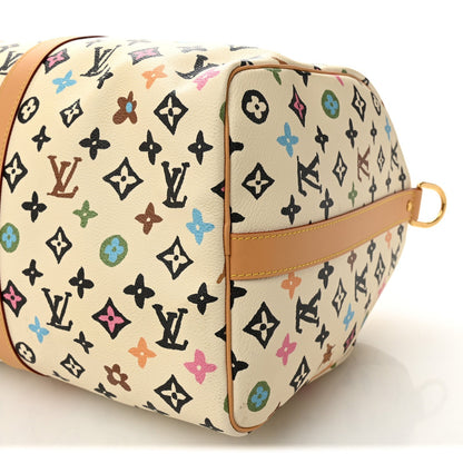 Monogram Craggy Keepall Bandouliere 45 Vanilla