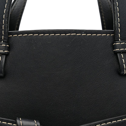Calfskin Gate Tote Midnight Blue