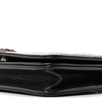 Caviar Quilted Boy Wallet On Chain WOC Black