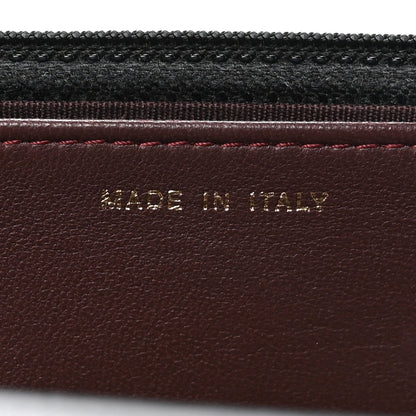 Lambskin Quilted Trendy CC Wallet On Chain WOC Black