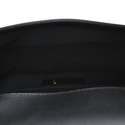 Caviar Quilted Medium Boy Flap Black