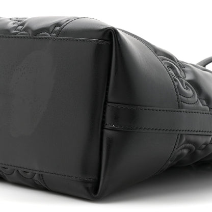Calfskin GG Matelasse Medium Ophidia Shopping Tote Black