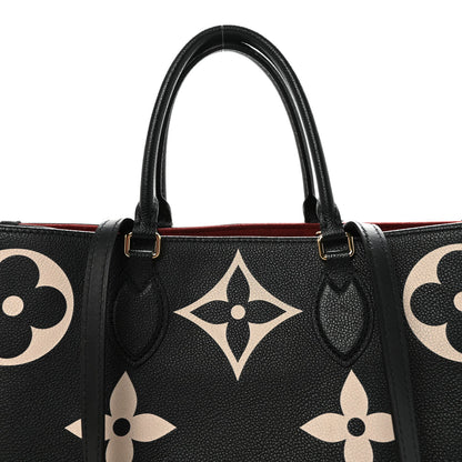 Empreinte Monogram Giant Onthego GM Black Beige