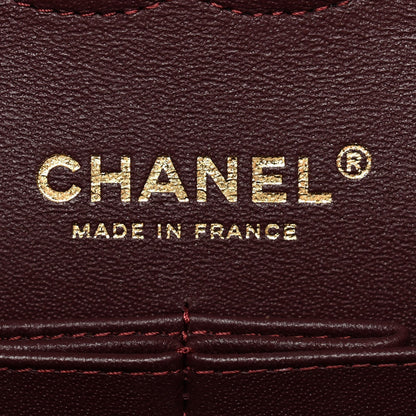 Caviar Quilted Small Double Flap Black