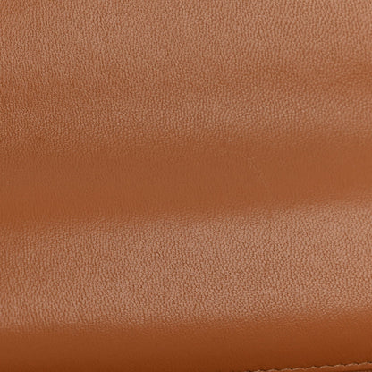 Lambskin Quilted Chanel 19 Wallet On Chain WOC Brown