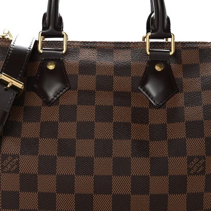 Damier Ebene Speedy Bandouliere 25