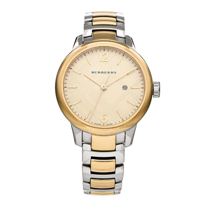 Stainless Steel 32mm Classic Round Quartz Watch Gold BU10118