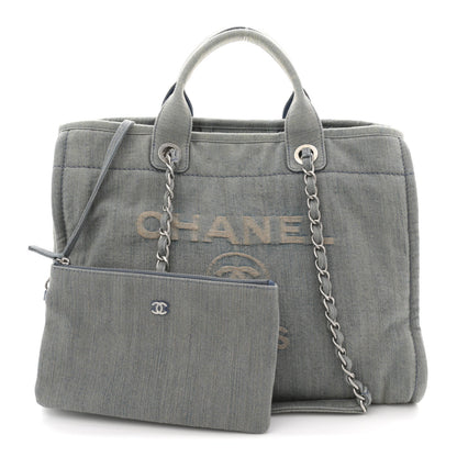 Denim Medium Deauville Tote Light Blue