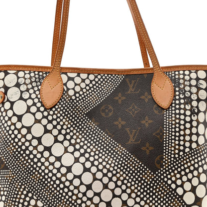 Monogram Kusama Waves Neverfull MM White