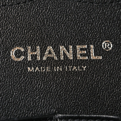Lambskin Quilted Jumbo Double Flap So Black