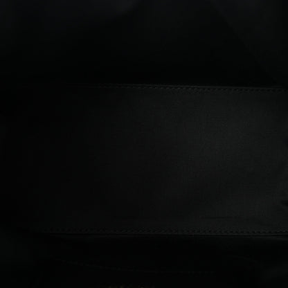 Washed Denim Quilted Small Chanel 25 Handbag Black