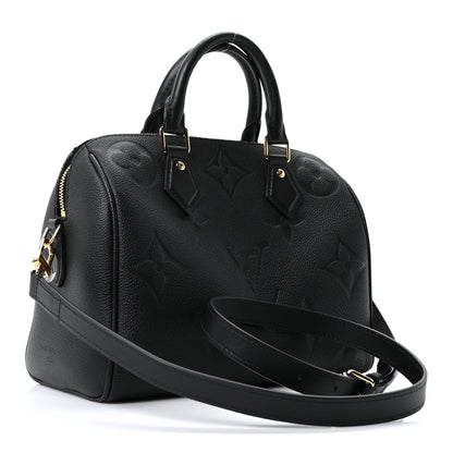 Empreinte Monogram Giant Speedy Bandouliere 25 Black