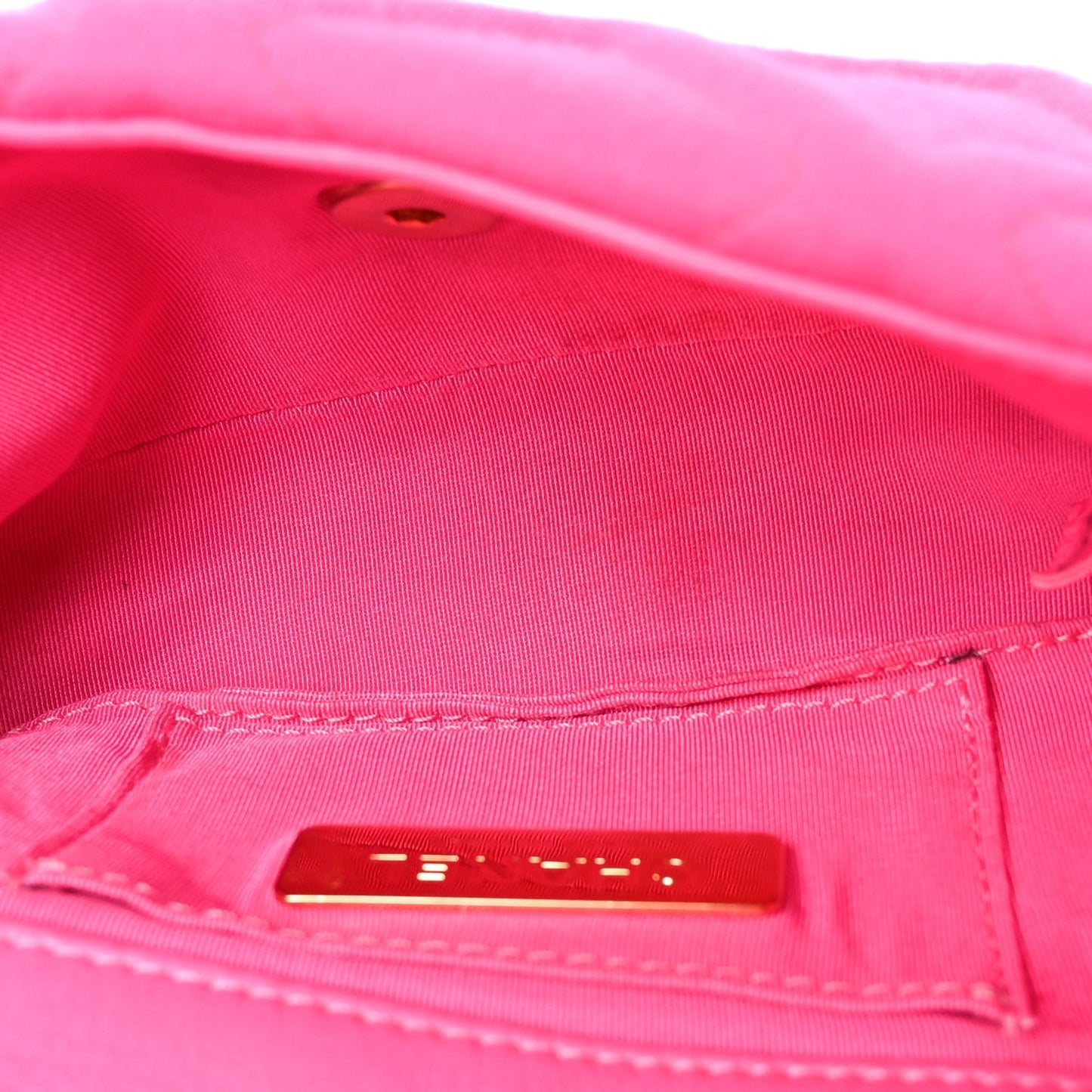 Jersey Quilted Chanel 19 Waist Bag Pink