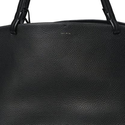 Grained Calfskin Park Tote Three Black