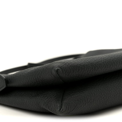 Grained Calfskin Nu Twin Bag Dark Pine