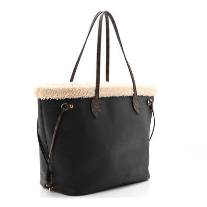 Calfskin Monogram Teddy Neverfull MM Black