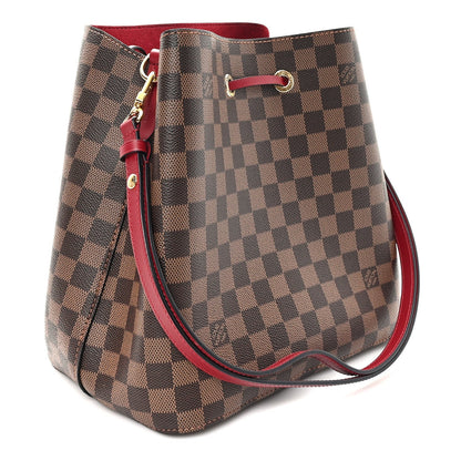 Damier Ebene Neonoe MM Cherry Berry