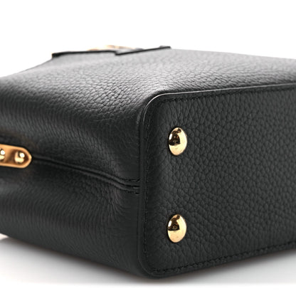 Taurillon Mini Capucines Black