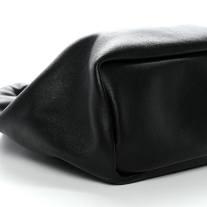 Mellow Nappa Small Monochrome Squeeze Bag Black
