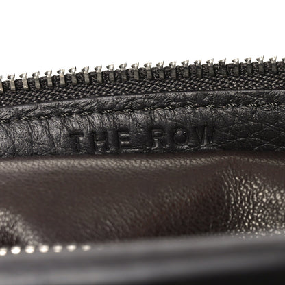 Grained Calfskin Small Slouchy Banana Bag Dark Brown