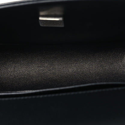 Caviar Quilted Small Boy Flap Black