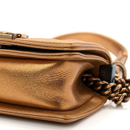Galuchat Stingray Mini Boy Flap Gold