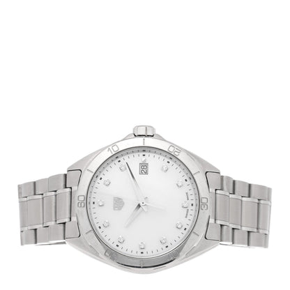 Stainless Steel Diamond Mother of Pearl 35mm Formula 1 Lady Quartz Watch WBJ1319