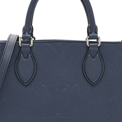 Metallic Empreinte Monogram Giant Onthego PM Navy Nacre