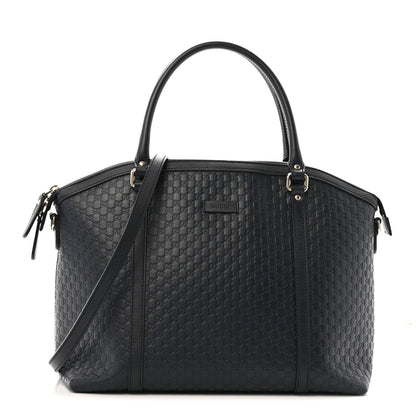 Soft Microguccissima Dome Satchel Navy