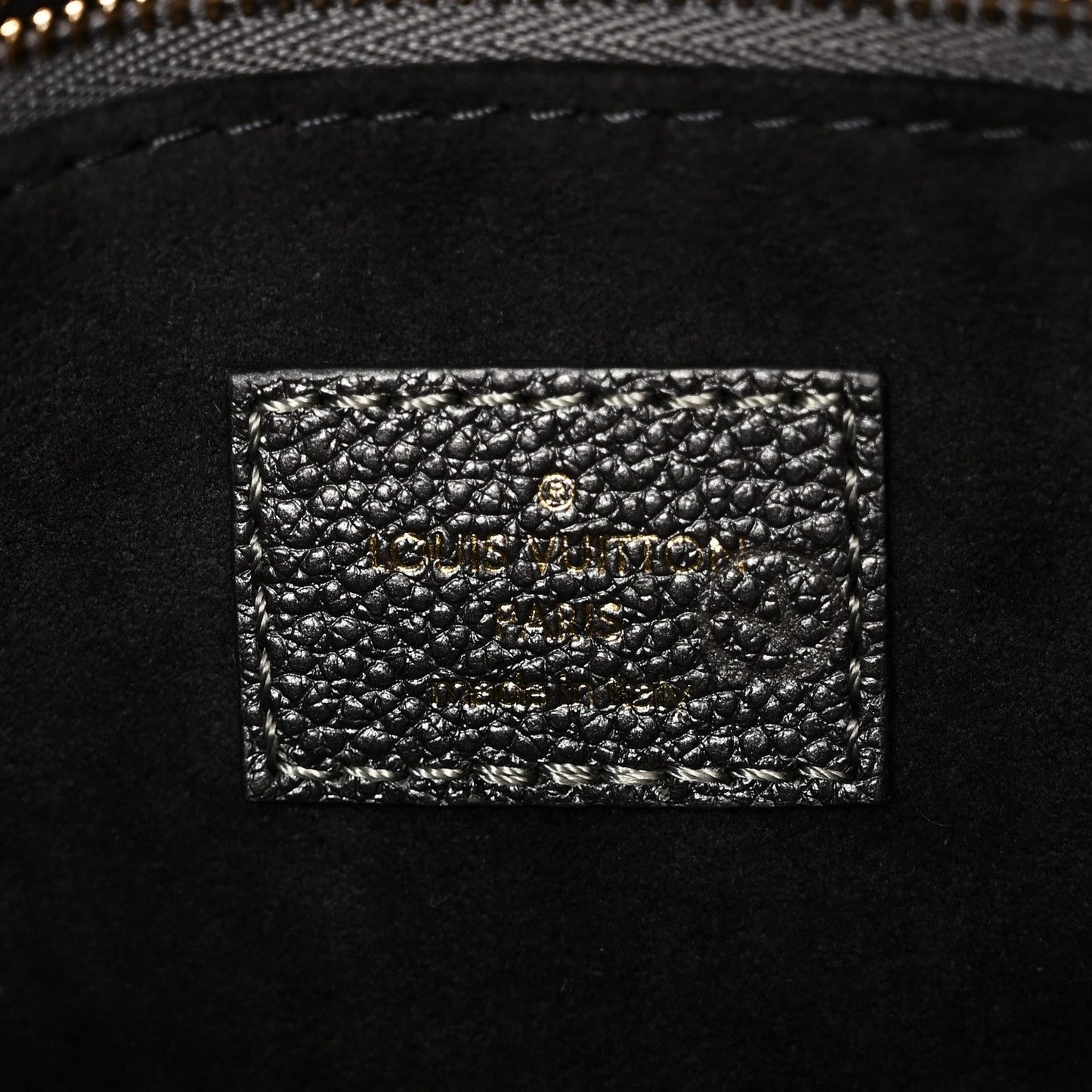 Metallic Empreinte Monogram Giant Onthego PM Gun Metal