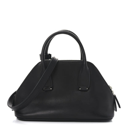 Saddle Calfskin Mini Devon Bag Black