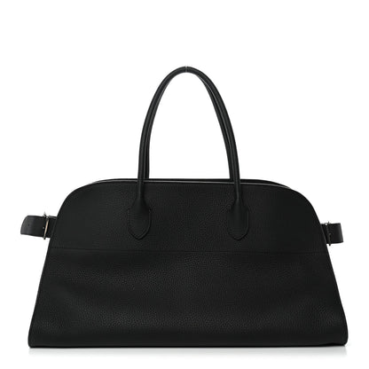 Matte Grained Calfskin EW Margaux Black