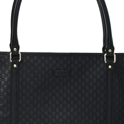Microguccissima Medium Joy Tote Black
