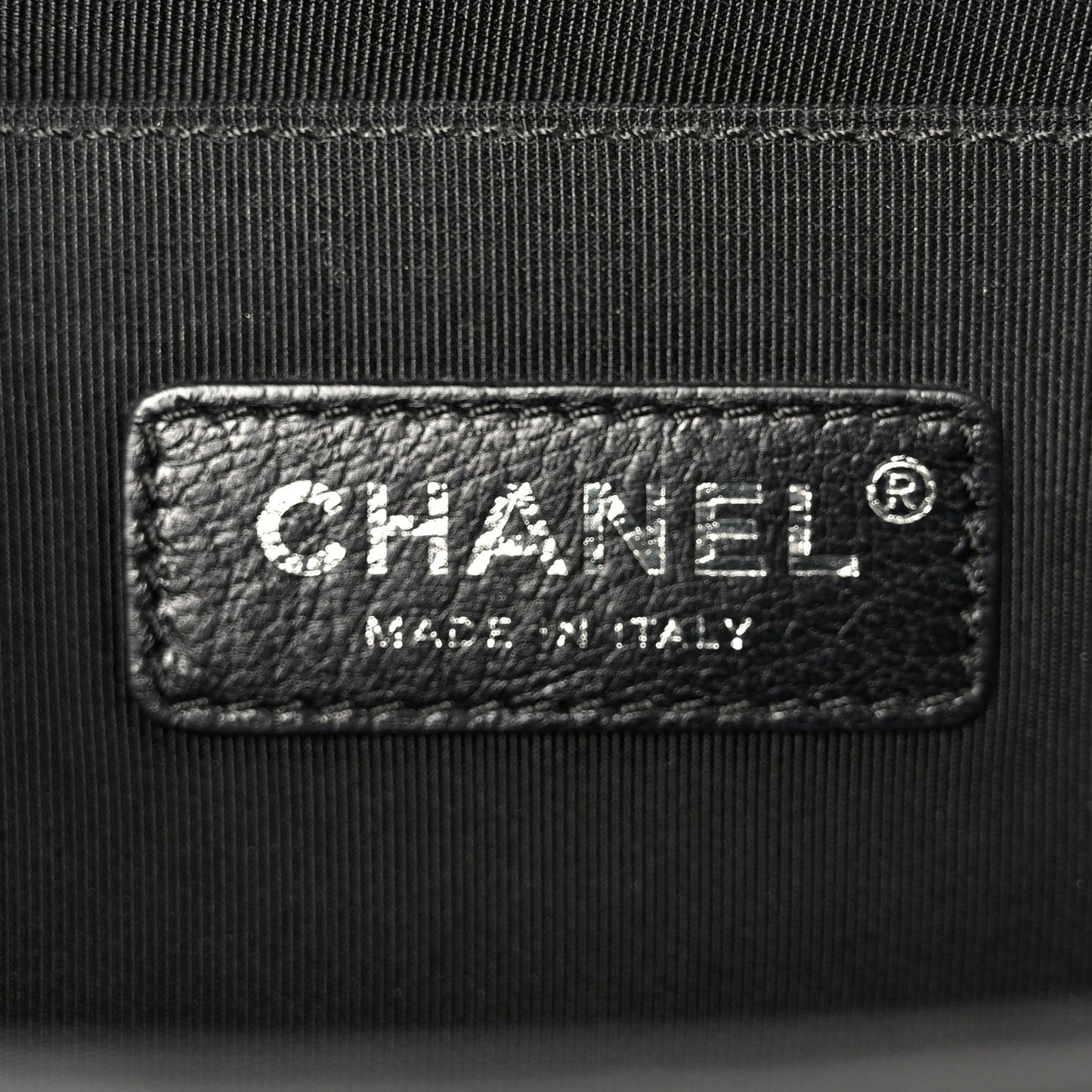 Calfskin Quilted Medium Boy Flap Black